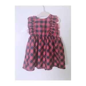 Gap baby plaid dress Size 12 Months